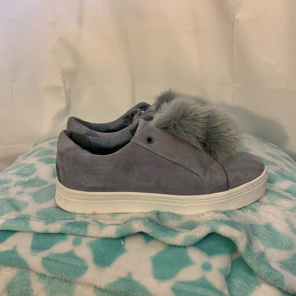 Sam Edelman Leya suede and faux fur Pom Pom 8 - Picture 3 of 7